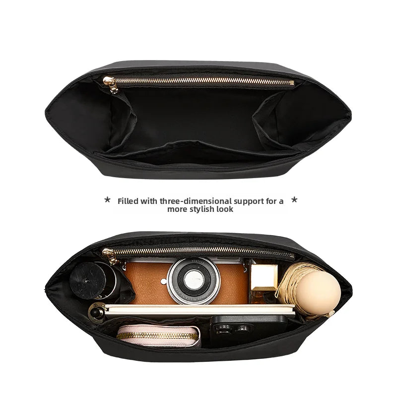 Bag organizer insert for longchamp S M L nylon storage durable bag support storage in lifestyle view