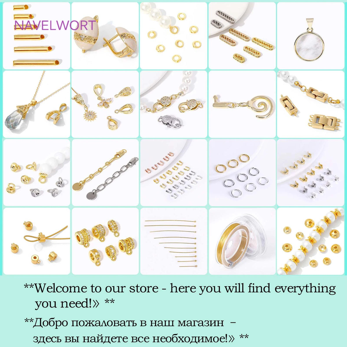 Multi Size 14K/18K Gold Plated Open Jump Ring Connecting Rings For Jewelry Making Supplies Brass Split Rings Jewelry Accessories