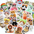 Funny Cat Stickers Cartoon Cute Decals 100 pcs additional angle