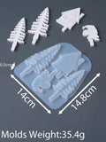 Christmas Star Candle Holder Silicone Mold for Plaster Resin