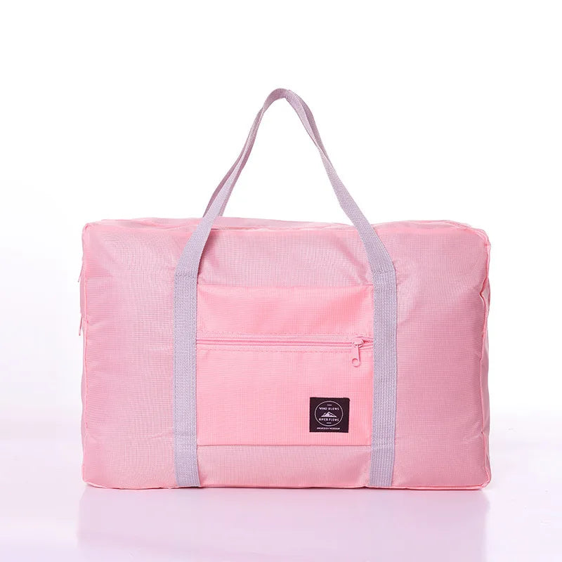 Foldable Nylon Travel Duffel Bag Carry On Lightweight additional angle