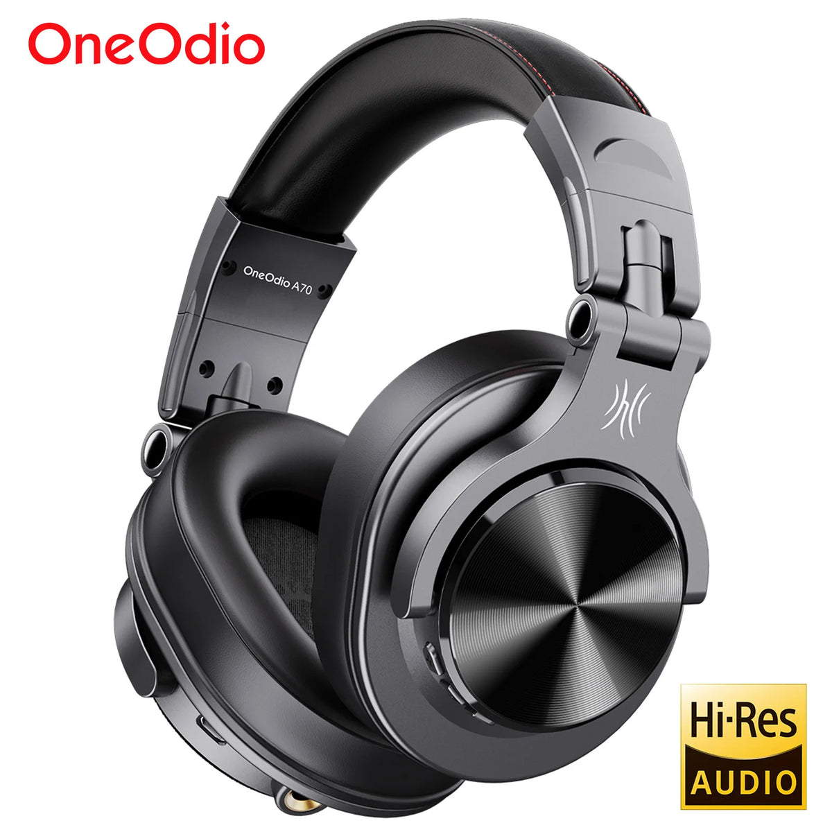 Oneodio Fusion A70 Bluetooth Headphones Hi-Res Audio Over Ear Wireless Headset 72H Professional Stud