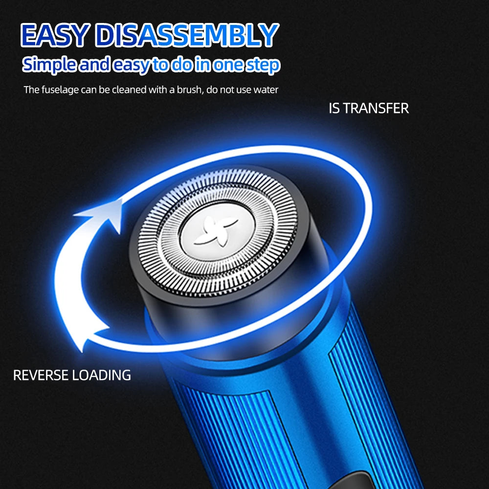 Mini Electric Shaver Rechargeable Razor Men's Shaving Machine detail view