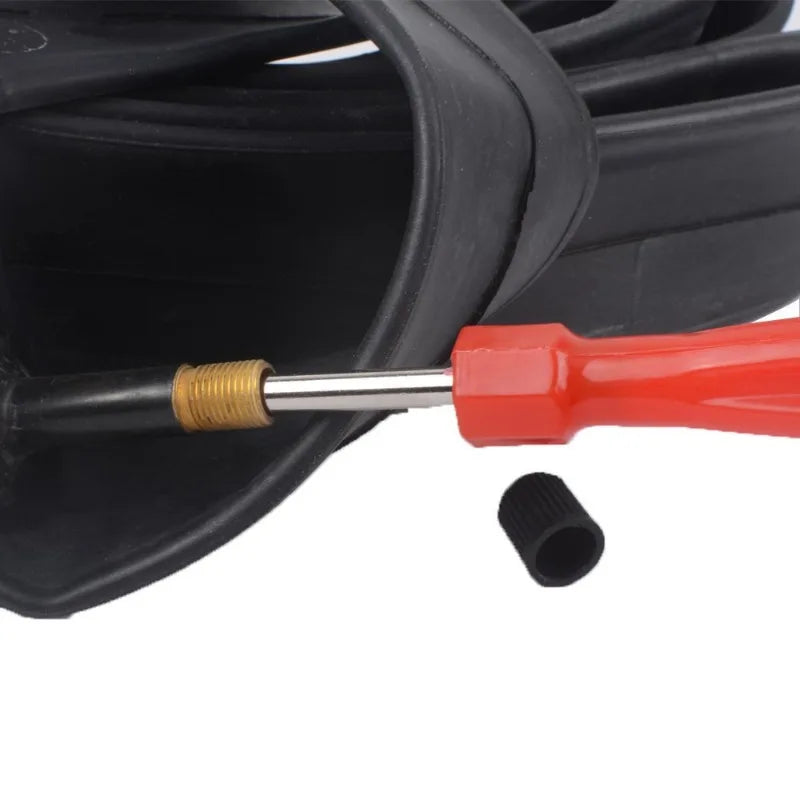 1Pc Car Bicycle Slotted Handle Tire Valve Stem Core Remover Screwdriver Car-styling Accessories Car Tire Repair Install Tools