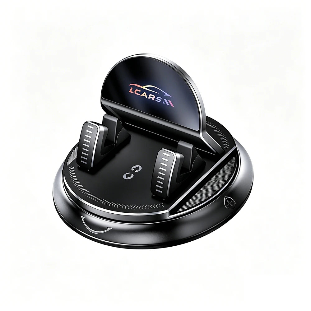Universal Rotatable Car Phone Mount – Dashboard Suction Cup Stand for Mobile Navigation, Multi-Scene Use for Vehicle & Home