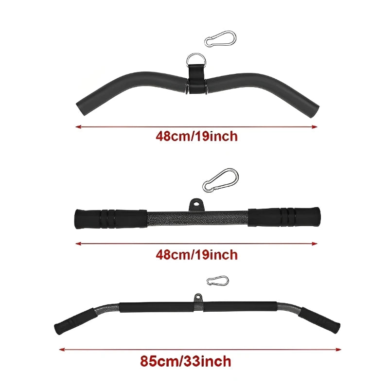 Lat Pull Down Bar Cable Machine Attachment