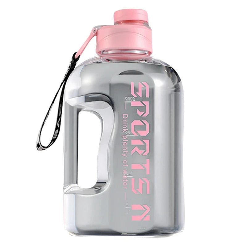 1.7L 2.7L Insulated Water Bottle with Straw for Gym Hiking Camping
