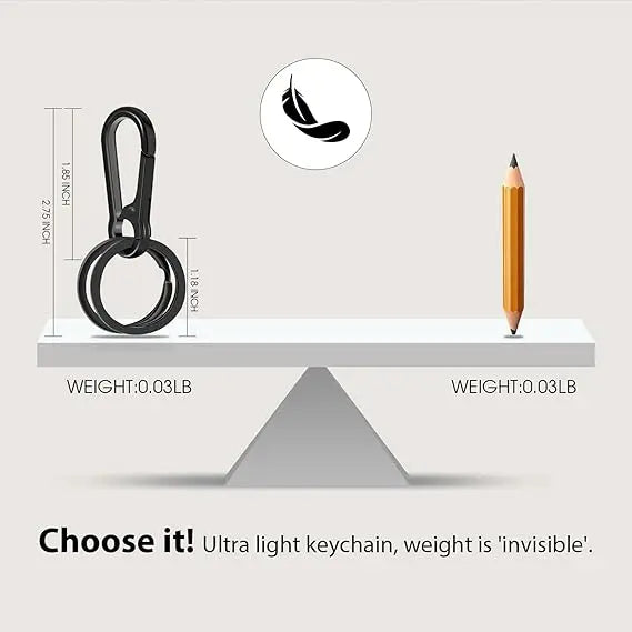Zinc Alloy Keychain Clip Hook Keyring Key Holder for Car Keys