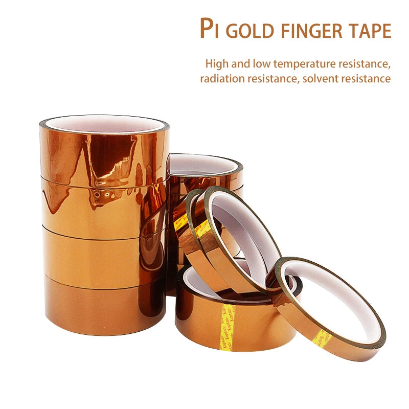 Polyimide Gold Finger Tape 30M High Temperature Insulation Tape detail view