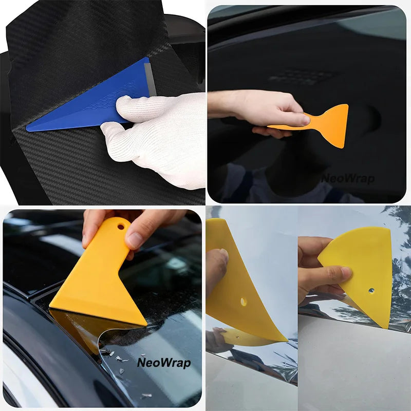 NeoWrap Vinyl Wrap Tools Car Window Tint Kit Glass Film Squeegee Plastic Scraper Bubble Removal Vinyl Application Tool 10-30pcs