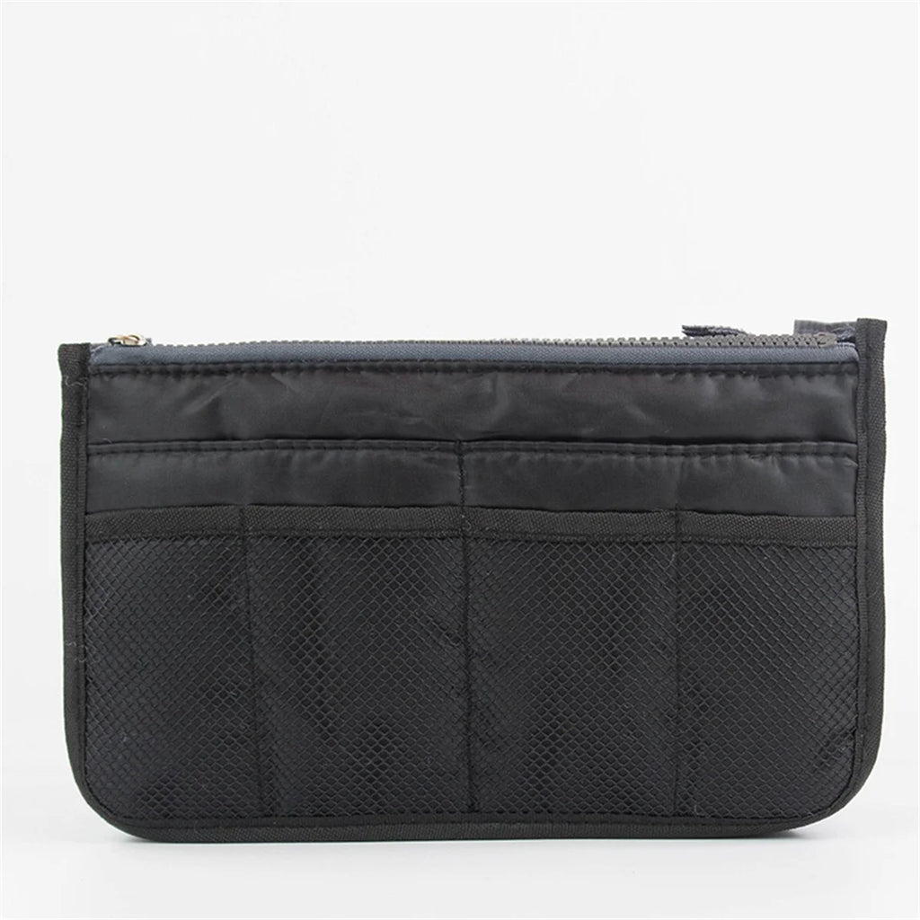 Nylon Makeup Bag Travel Toiletry Bag Double Zipper additional angle