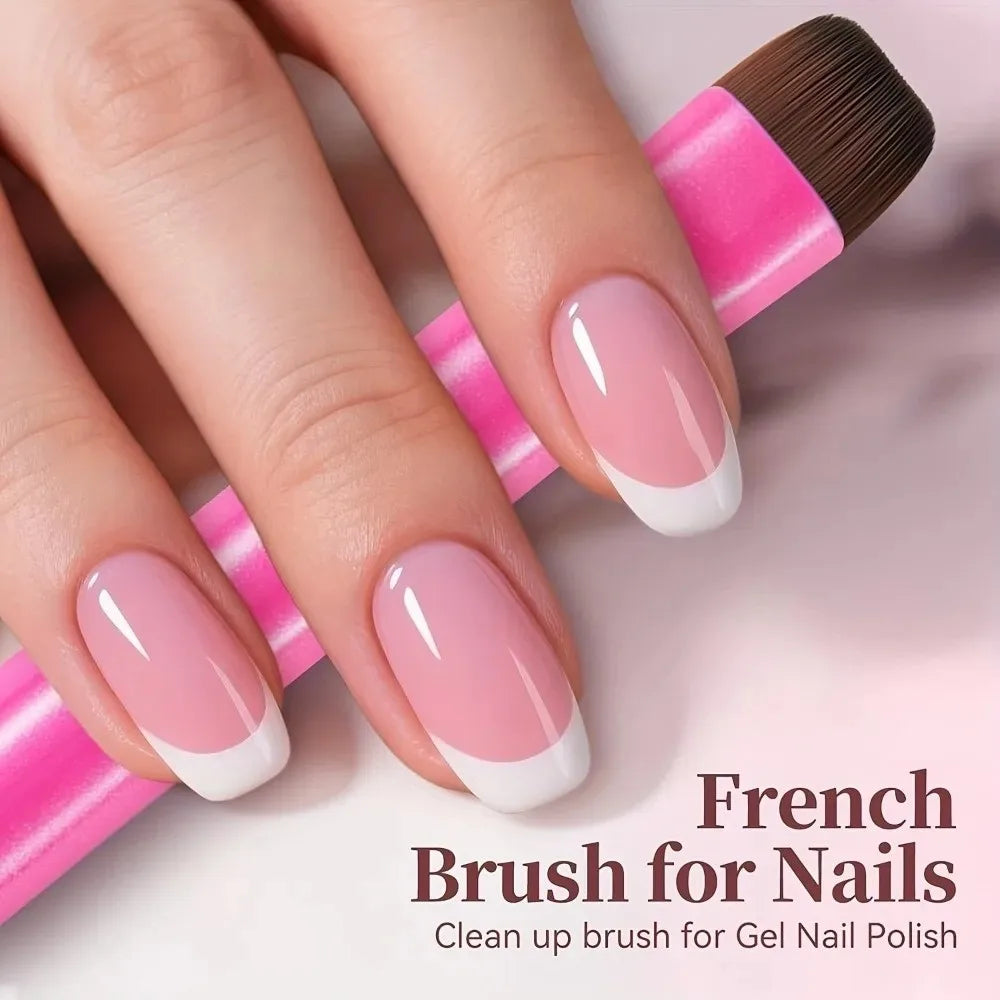 French Nail Brush Multifunctional Head for Gel and Acrylic Nails
