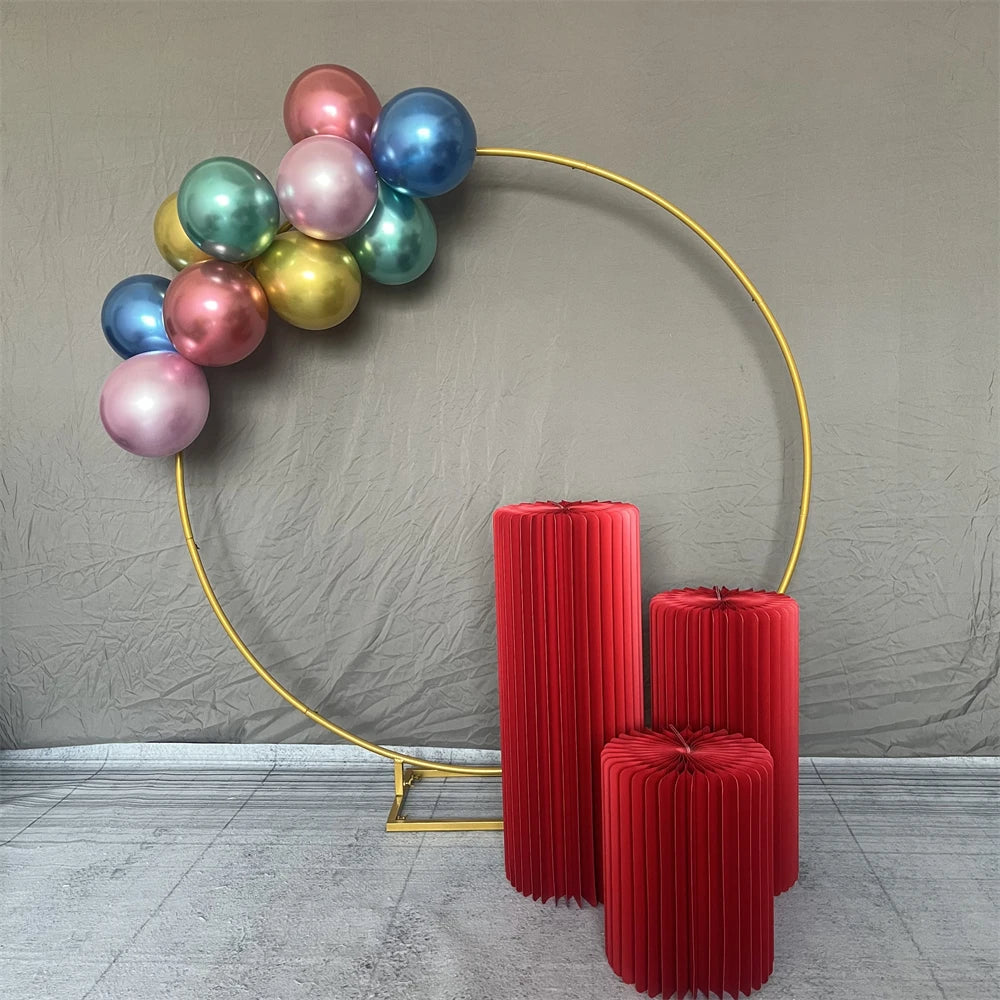 Cylindrical Paper Folding Wedding Flower Road Ornament Decoration