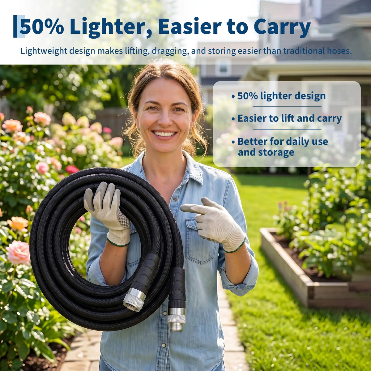 Non-Expandable Garden Hose With TPE Inner Tube