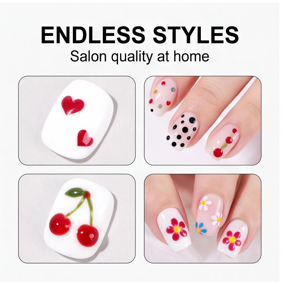 Nail Dotting Pen Kit – Ballpoint Pen Design for Dot Drawing, Manicure Tool for Home & Salon Use