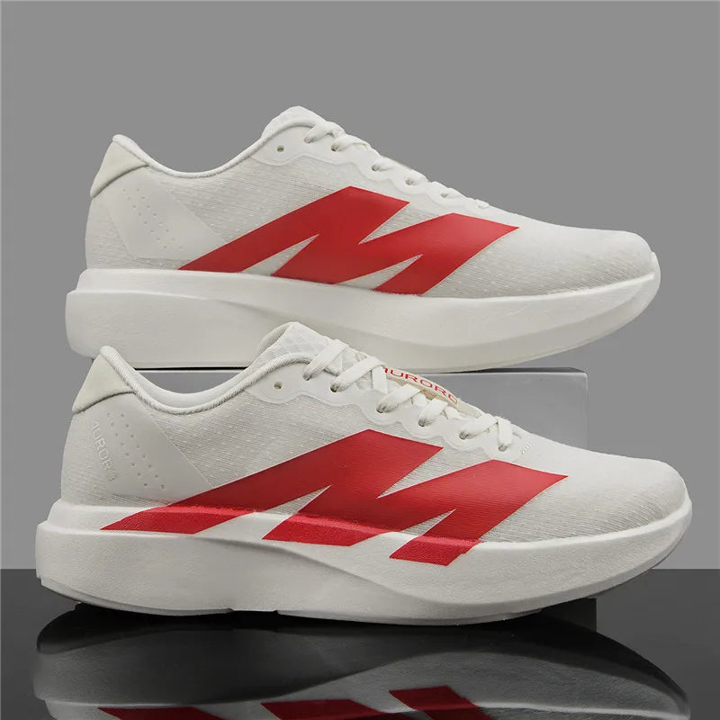Athletic Running Shoes Men Marathon Speciality Training Race Sports Carbon Board Light close-up view