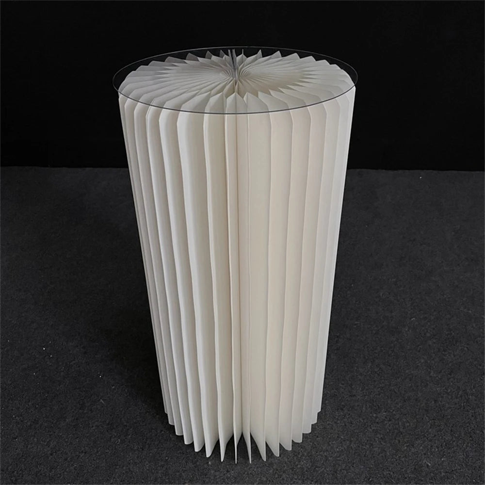 Cylindrical Paper Folding Wedding Flower Road Ornament Decoration