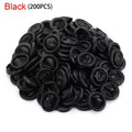 Multi-color Disposable Finger Cots Latex Powder Free 100 Pcs detail view