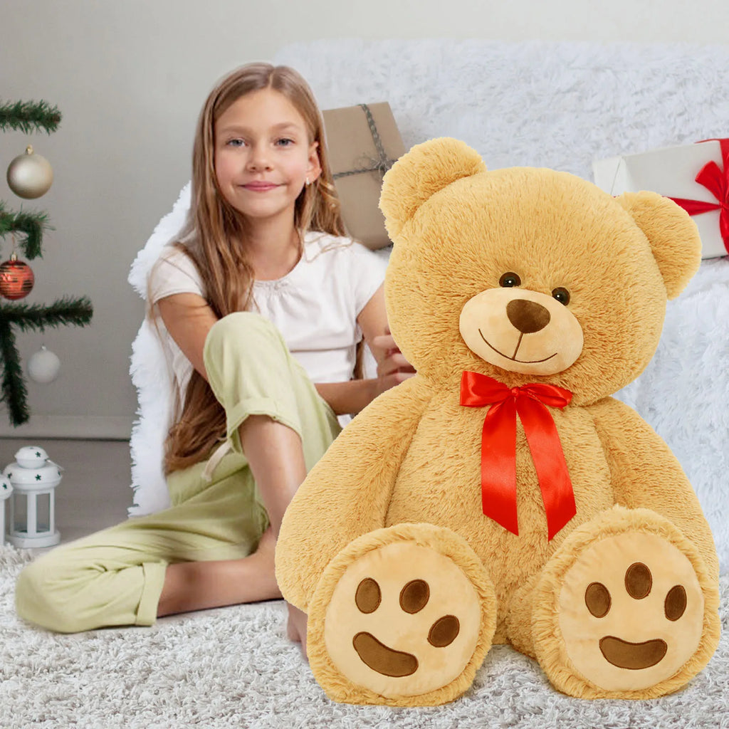 Giant Brown Teddy Bear Stuffed Animal Plush Toy