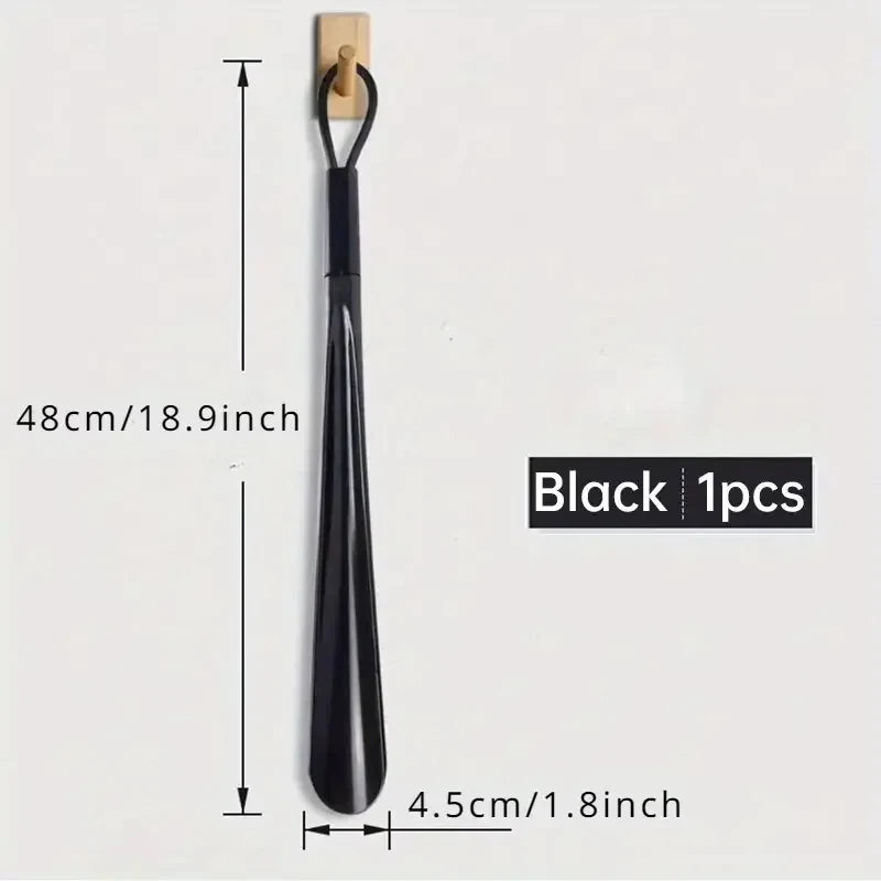 Extra Long Flexible Plastic Shoe Horn For Pregnant Women No Bending Durable Footwea additional angle