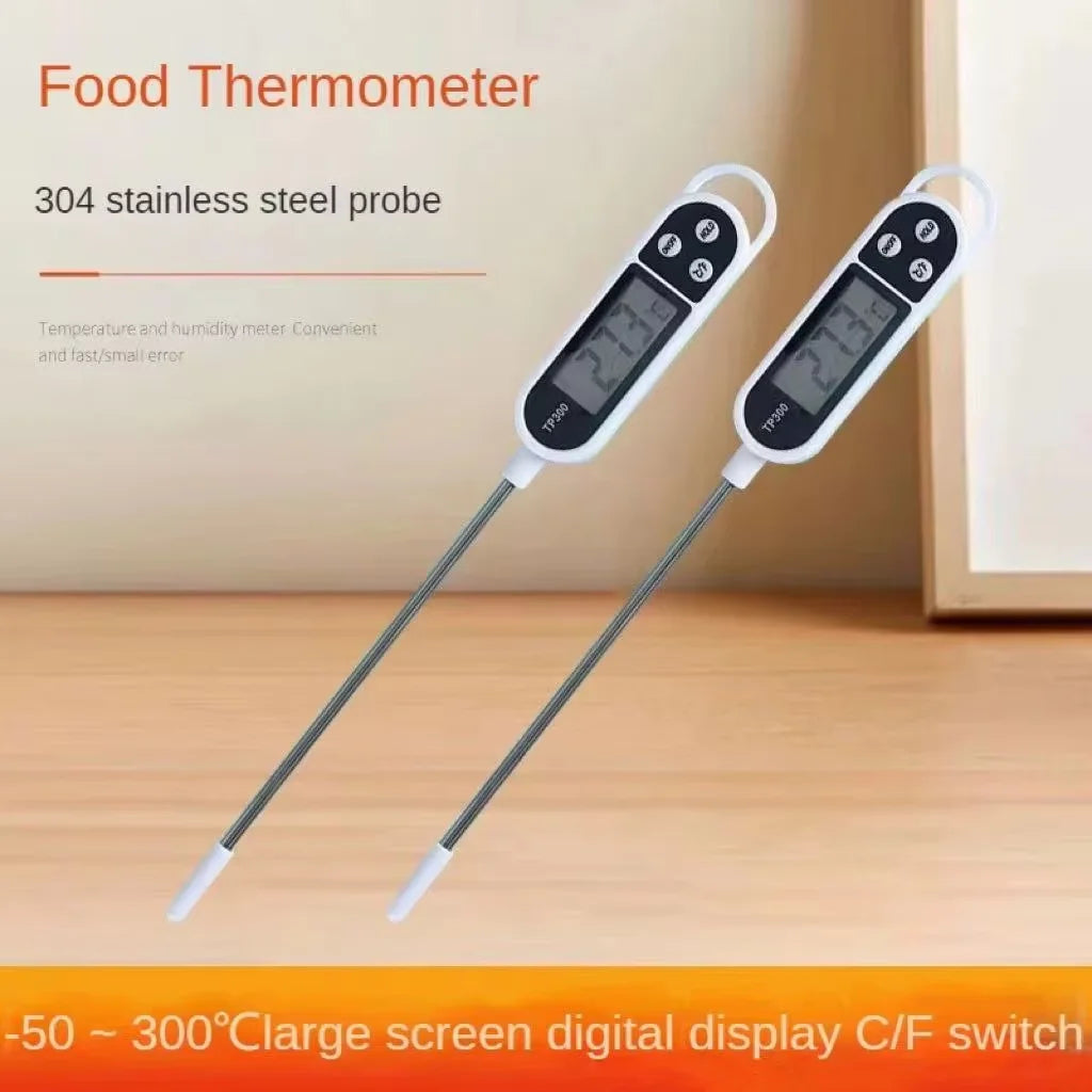 Stainless Steel Digital Probe Thermometer | Pen Type Instant Read additional angle