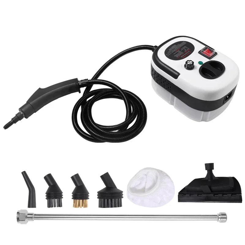 Portable Handheld Steam Cleaner With Brush Heads