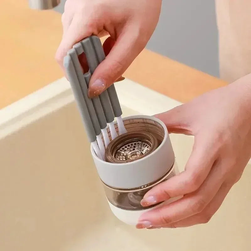 Flexible Phone Dust Cleaning Brush For Keyboard And Headset lifestyle view