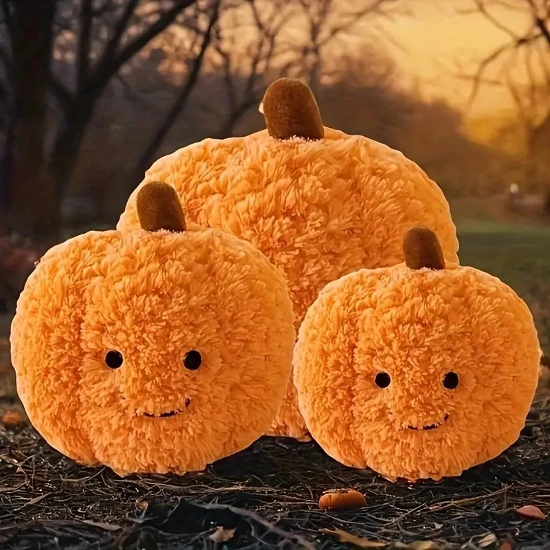 Pumpkin Plush Pillow Halloween Decorative Cushion 20cm