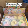 Macaron Cat Paw Squishy Fidget Toy Stress Relief Ball alternate view