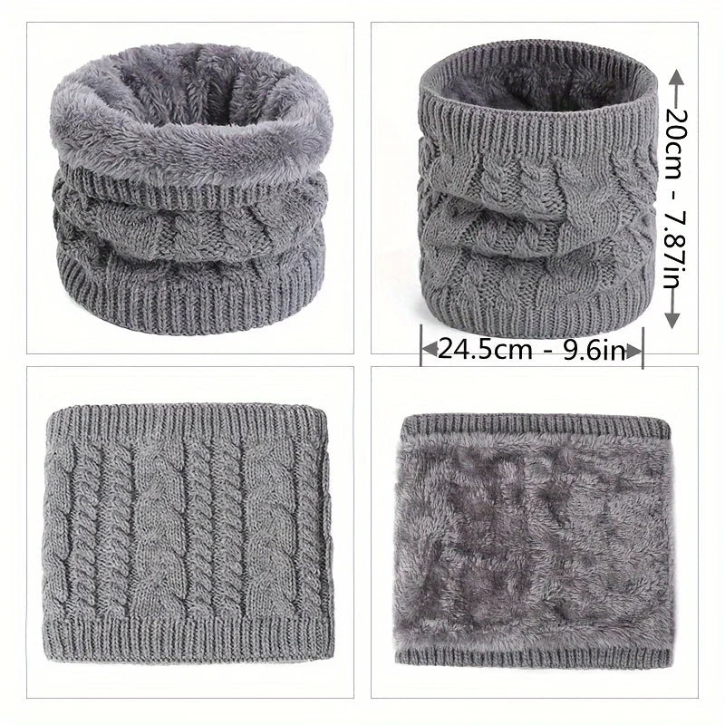 Polyester Winter Neck Scarf for Men and Women
