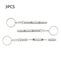 Eyeglass Watch Repair Screwdriver Kit with Keychain detail view
