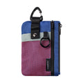 Small Minimalist Wallet for Women Men RFID Blocking, Zipper Coin Pouch with ID Window and Keychain Travel Lanyard Wallet