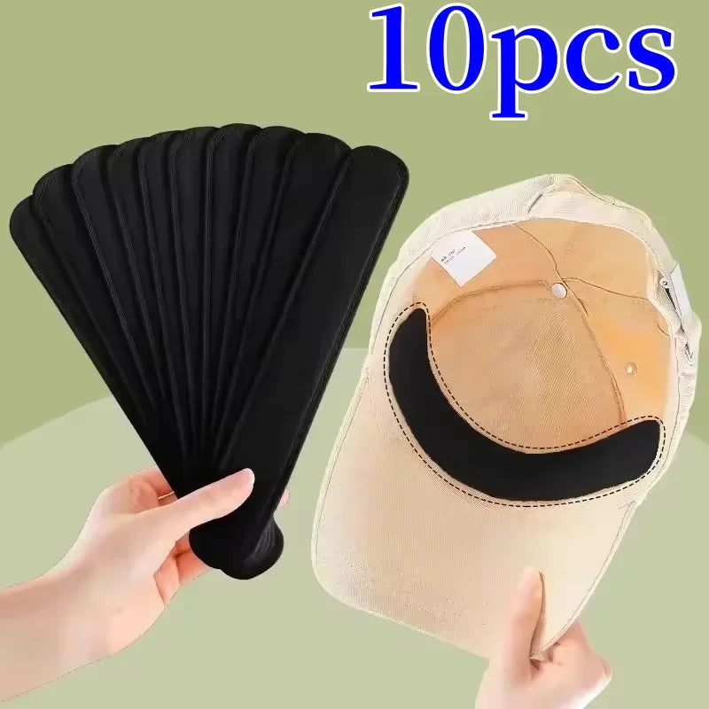 Hat Sweat Absorber Stickers Cotton Sweatband Pads