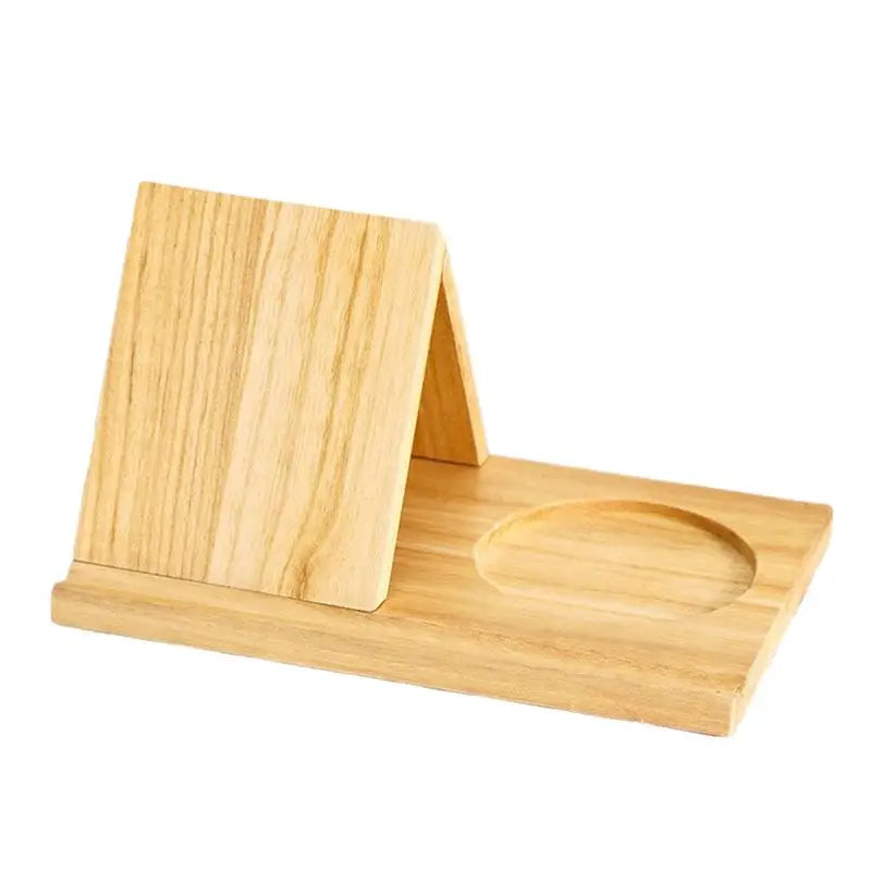 Wooden Triangle Book Holder Reading Stand