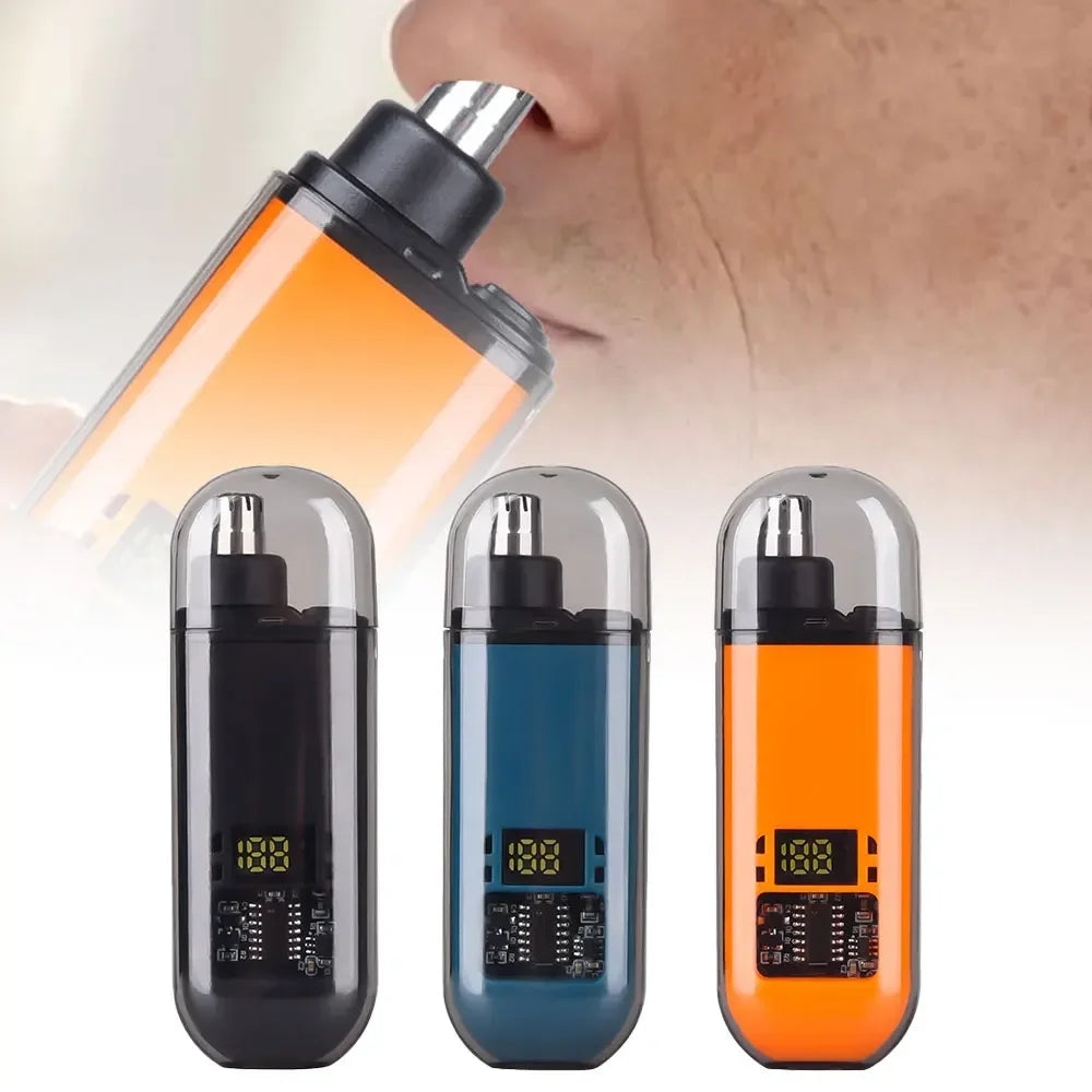 2 In 1 Electric Portable Ear And Nose Hair Trimmer Clipper 2024 Professional Painless Portable Eyebr