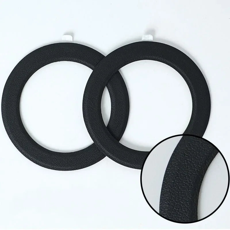 2pcs Liquid Silicone Ring Plate Sticker Attachment Metal Sheet for Magsafe Magnetic Ho close-up view