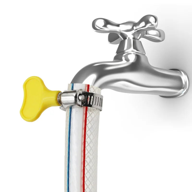Adjustable Hand Twist Hose Clips 201 Stainless Steel 8-44mm detail view