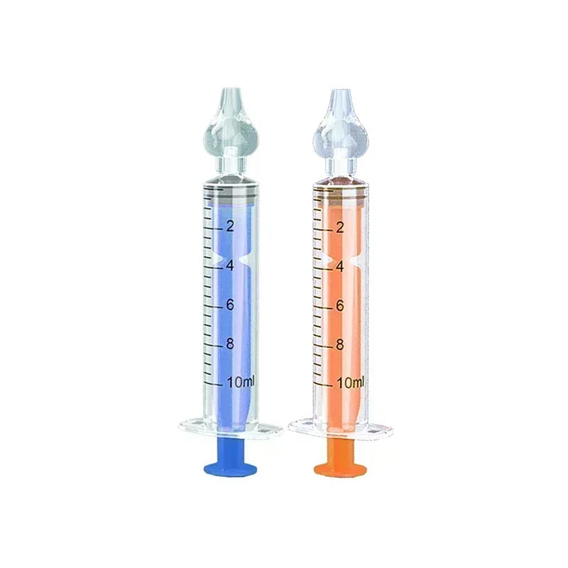 Baby Nasal Aspirator Syringe Silicone Nose Cleaner for Children lifestyle view