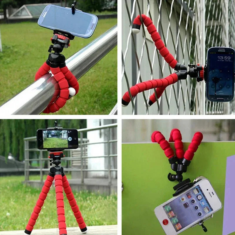 Portable Octopus Mini Tripod Stativv for Smartphone Camera Flexible Tripods Mobile Digicam Holder Clip Monopod Phone Tripe Stand