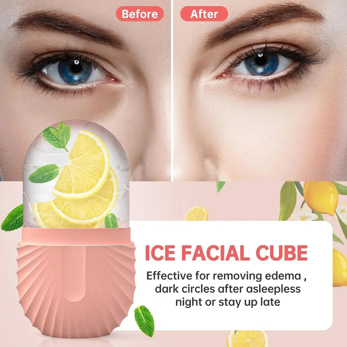 Ice Facial Roller Skin Care Beauty Lifting Contouring Tools Ice Cube Trays Ice Globe alternate view