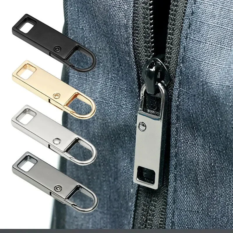 Detachable Zipper Pull For Jeans & Backpack, Multi Color Zinc Alloy alternate view