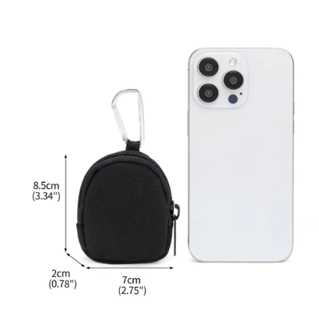 Canvas Key Bag Coin Wallet Small Pouch lifestyle view