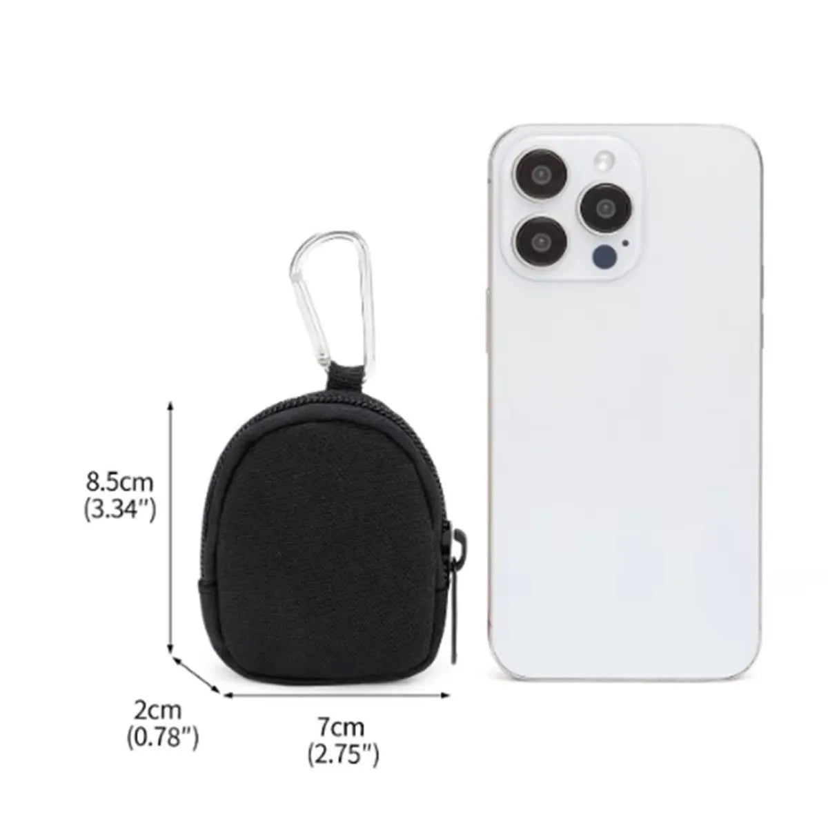 Canvas Key Bag Coin Wallet Small Pouch lifestyle view