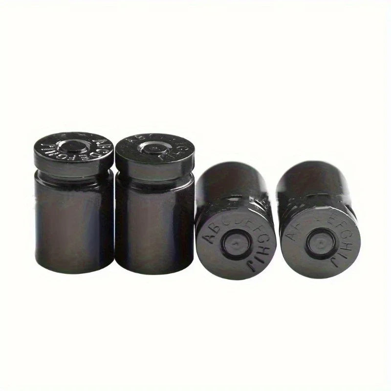 4PCS Circular Car Tire Valve Covers Retro Bullet Shaped Valve Cover Leak Proof  Universal For All Cars SUV Bicycle Motorcycle