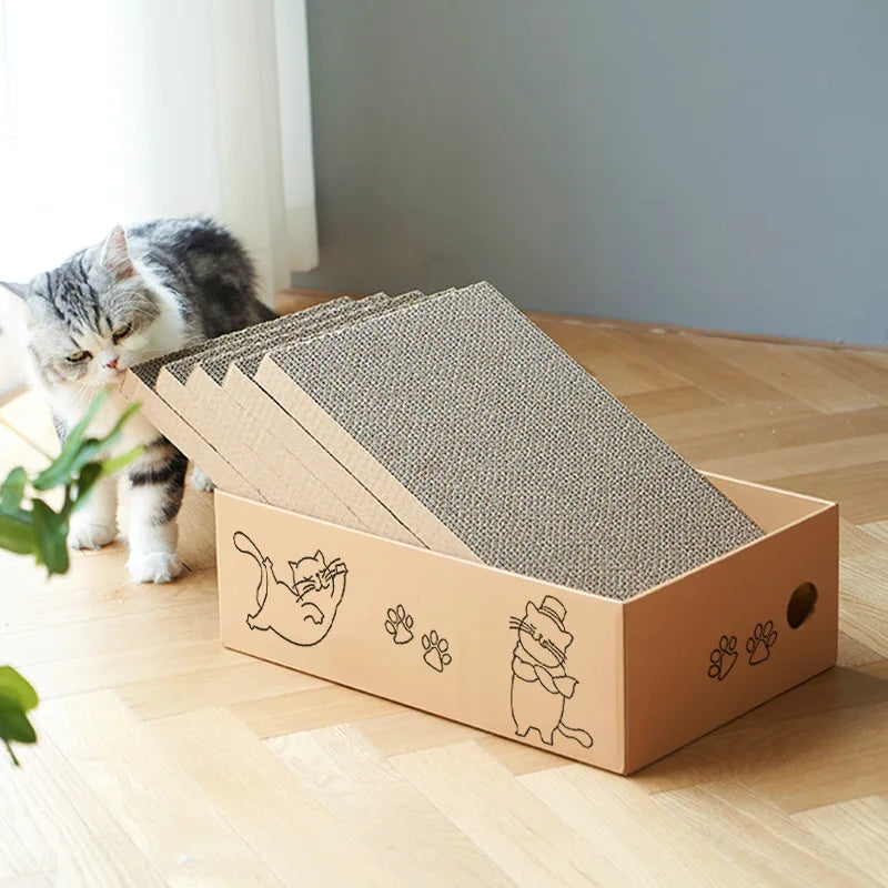 5pcs Corrugated Cardboard Cat Scratch Board