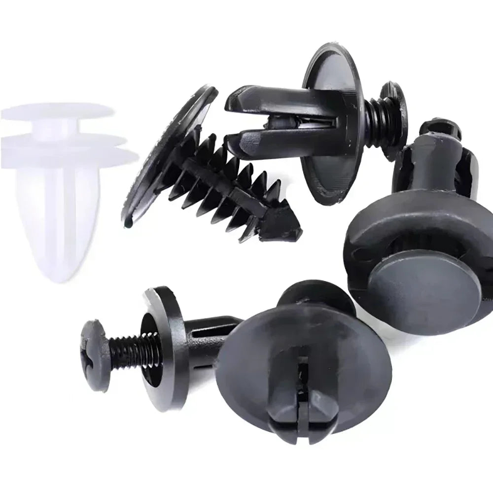 KKJOY 100/50PCS Auto Fastener Clips Kit - Multi-Size Retainers for Car Fender, Bumper, Door & Panel Trim