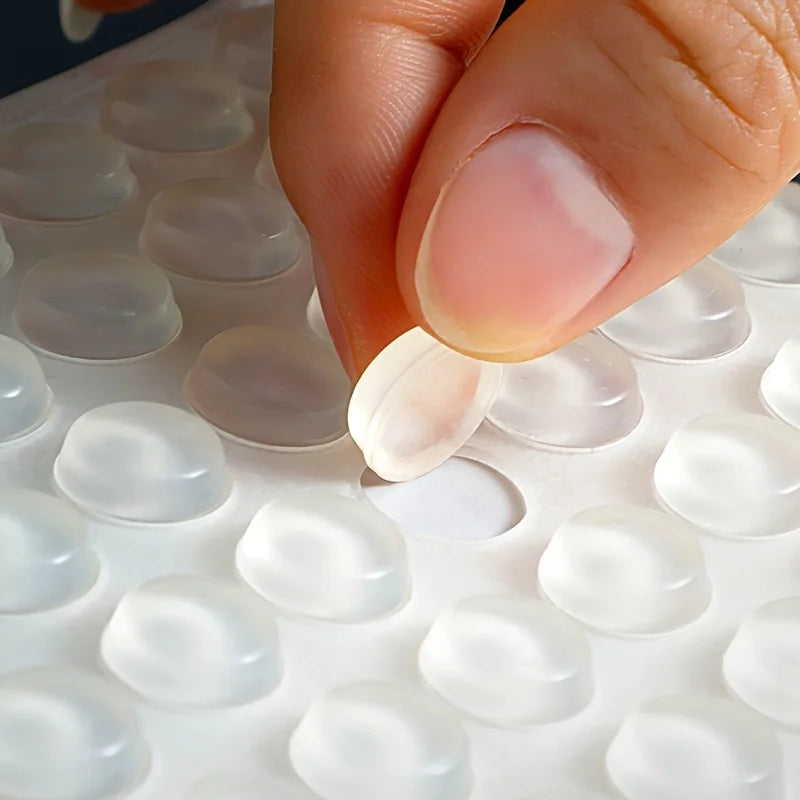 100Pcs Soft Silicone Rubber Anti Slip Bumpers Feet Pads Damper Buffer Cabinet Bumpers Silicone Furni