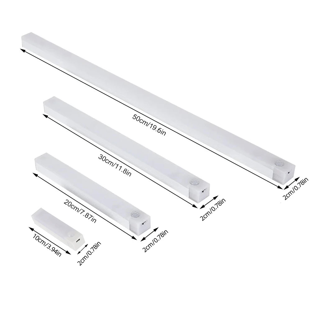 Motion Sensor LED Night Light USB Rechargeable Type-C | Wireless close-up view