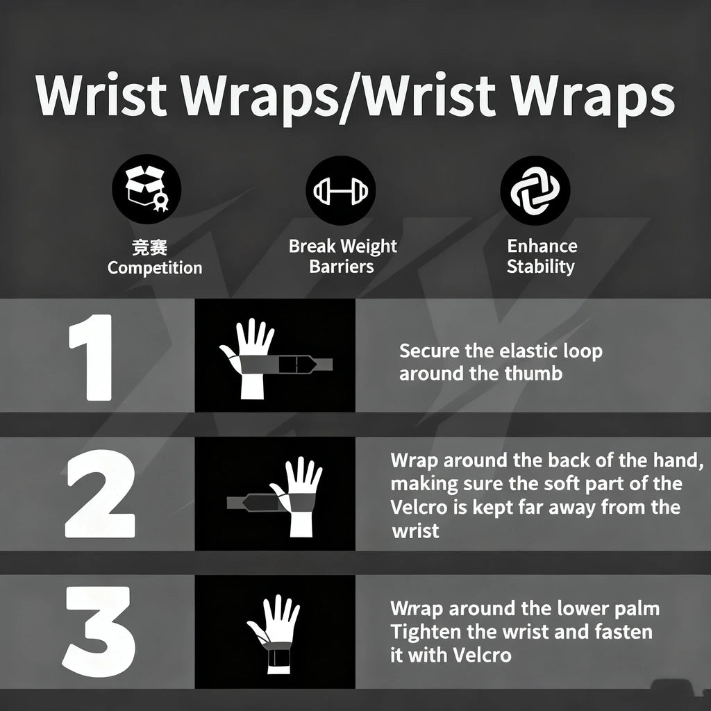 1 Pair Gym Sports Weight Lifting Wrist Wraps Wristband Support Brace Heavy Duty Training Lifting Straps Protector Powerlifting