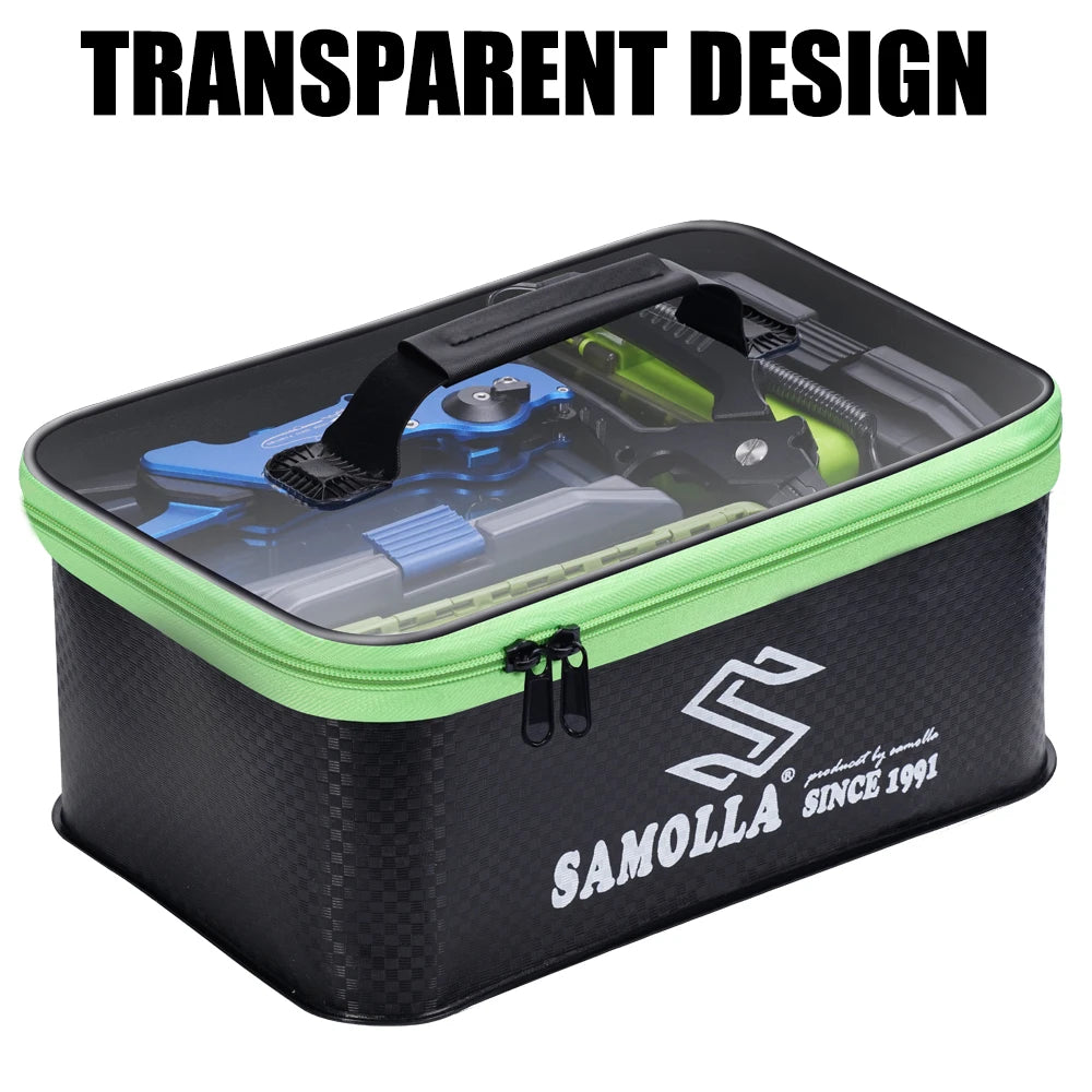 EVA Thicken Fishing Tackle Box Bag Waterproof Live Fish Bucket Storage Case